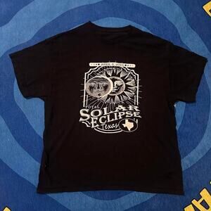 2024 Texas Total Solar Eclipse Graphic T-Shirt